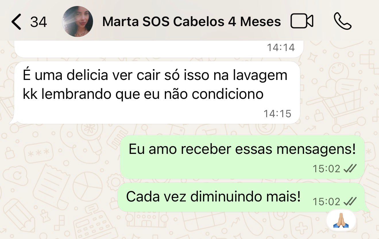 Relato de sucesso da Marta