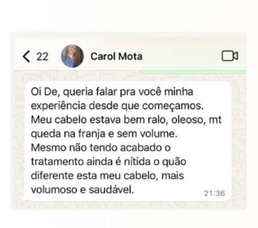 Depoimento Carol Mota